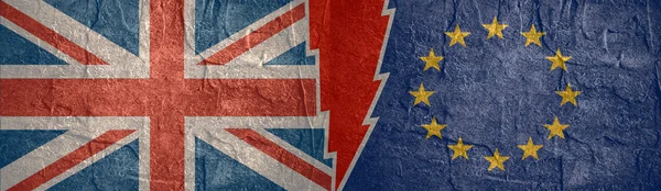 Nagy-Britannia kilépés az Európai Unióból relatív kép — Stock Fotó
