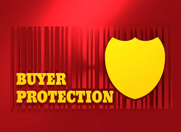 Ochrana kupujících. Internetové platby bezpečnost — Stock fotografie