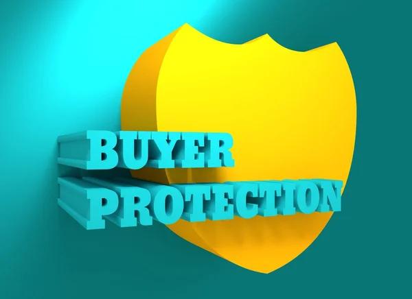 Ochrona kupującego. Bezpieczeństwo płatności internetowe — Zdjęcie stockowe