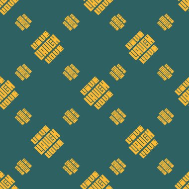 Gülmek aşk yaşamak. Motivasyon teklif vektör. Seamless modeli.