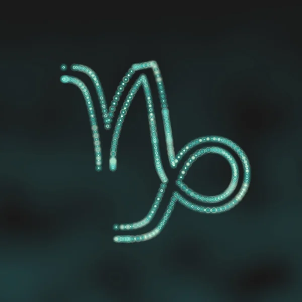 Astroloji Oğlak sembolü — Stok fotoğraf