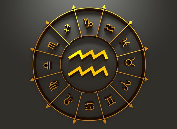 Astrology symbol aquarius