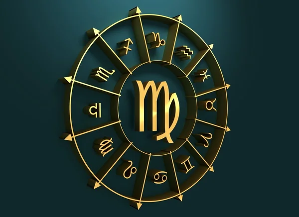 Αστρολογία σύμβολο Παρθένος — Φωτογραφία Αρχείου