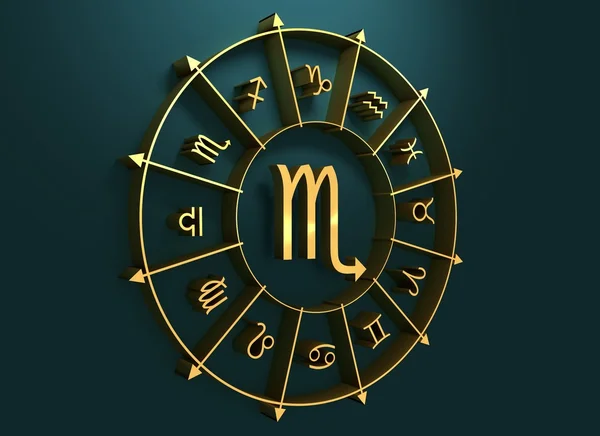 Astrologi symbol scorpio — Stockfoto