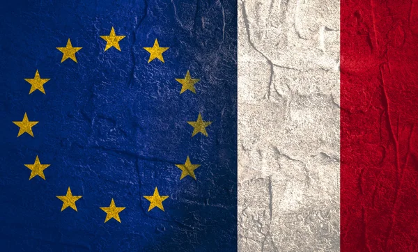Politische Beziehungen, Europäische Union und Frankreich — Stockfoto