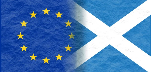 정치적 관계, 유럽 연합 및 스코틀랜드 — 스톡 사진