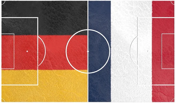 Německo vs. Francie Evropy ve fotbale 2016 — Stock fotografie