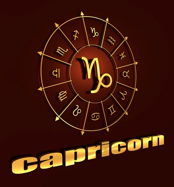 Astrology symbol capricorn — Stock Photo, Image