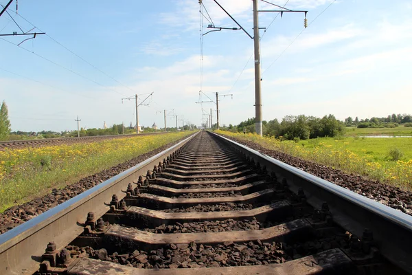 Lengte van het spoor — Stockfoto