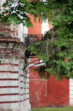 Rusya'nın eski bir binanın görünümü