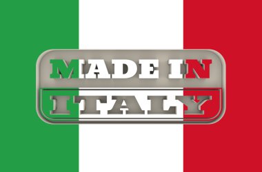 İtalya metinde oyulmuş damga ile yapılan