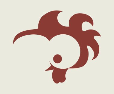 vektör görüntü bir horoz