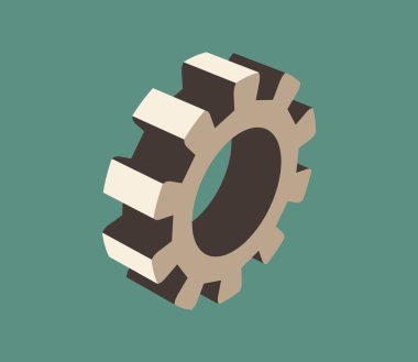 3D cog wheel