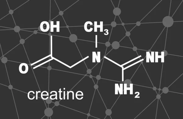 크레아틴 화학식 — 스톡 벡터