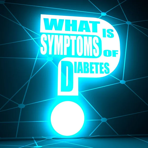 What is symptoms of diabetes text