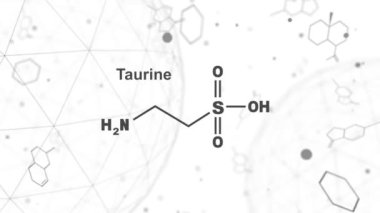 Taurin formülü.