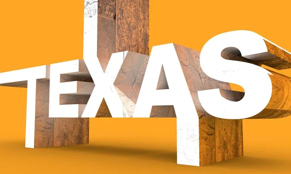 Naam staat Texas. — Stockfoto