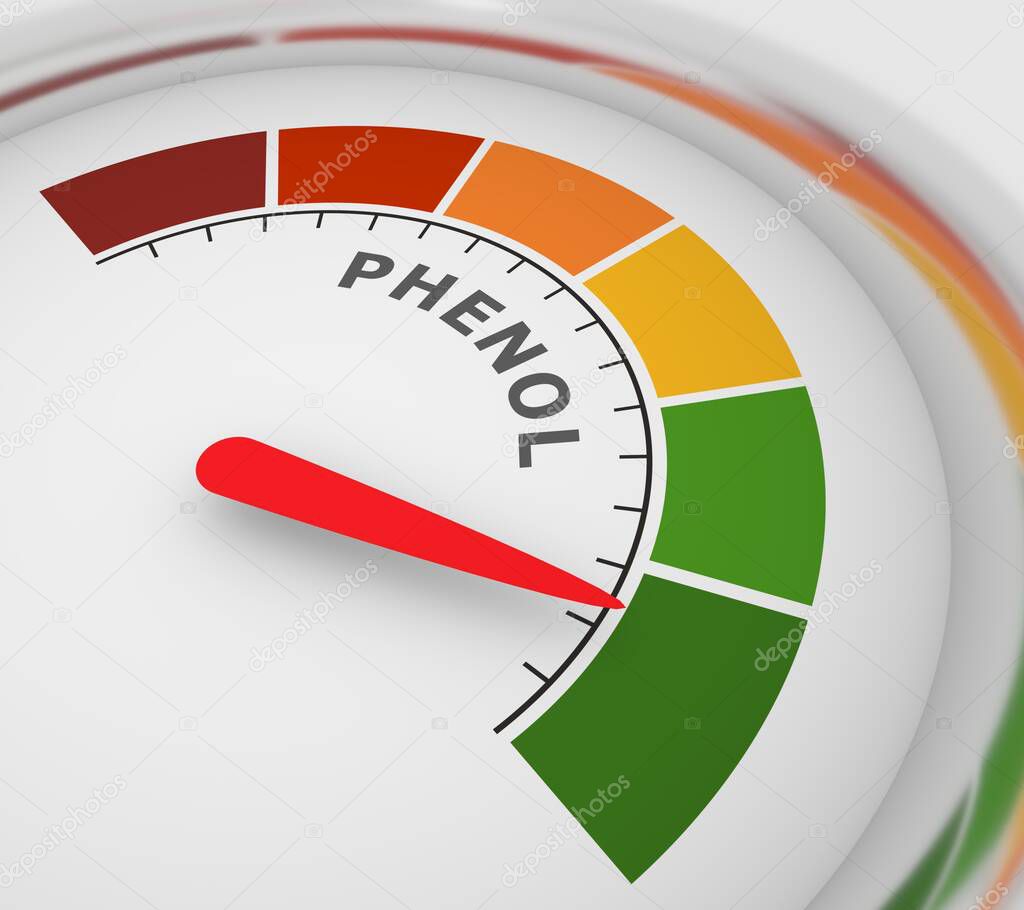 Phenol measuring process