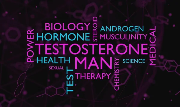 Tag testosteron hormon. — Stok Foto