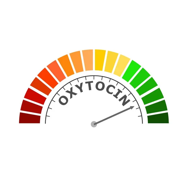 Hormona del amor de la oxitocina — Vector de stock