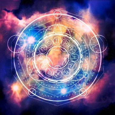 Gizemli okült sembolü.