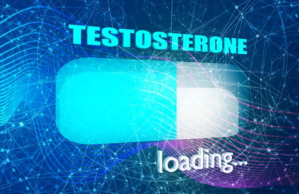Begreppet testosteronnivå — Stockfoto
