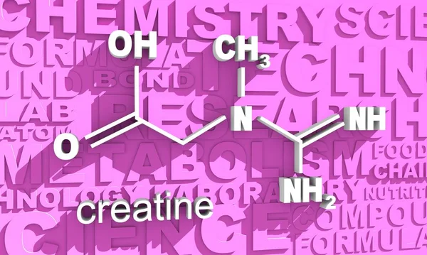 크레아틴 화학식 — 스톡 사진