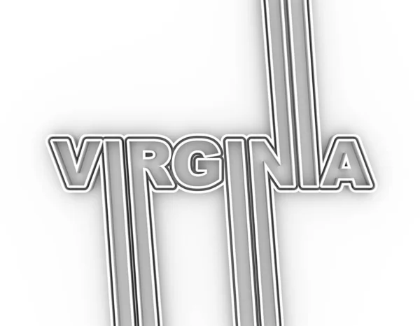 Virginia state name. — Stock Photo, Image