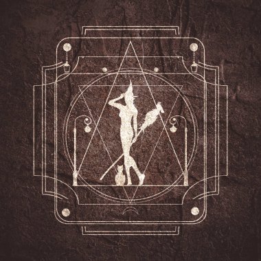 Gizemli okült sembolü.