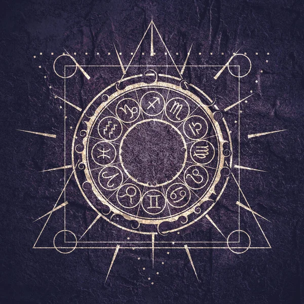 Simbolo mistico occulto. — Foto Stock
