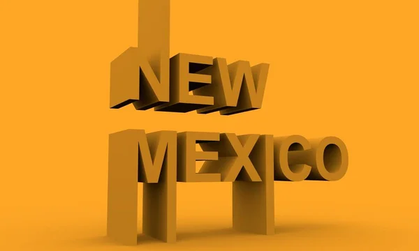 Назва штату Нью - Мексико. — стокове фото