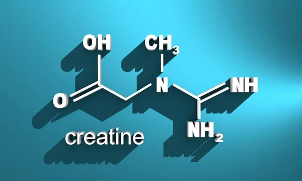 크레아틴 화학식 — 스톡 사진