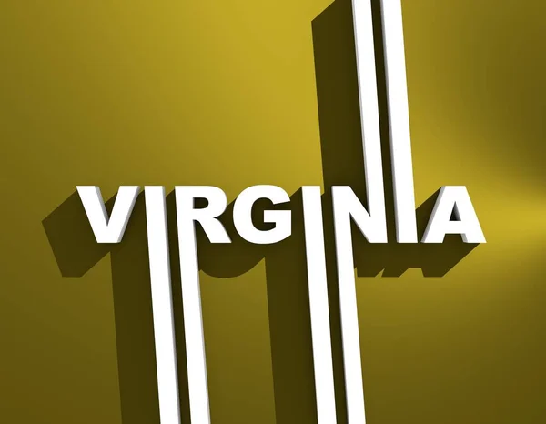 Virginia state name. — Stock Photo, Image
