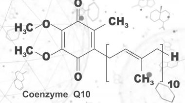 Koenzim Q10 formülü.