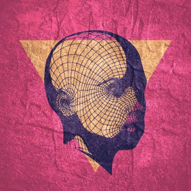 3D Grid 'den Kişinin Başı.