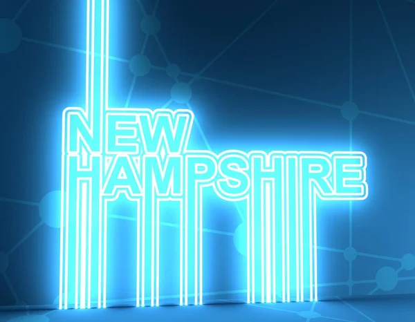 New Hampshire state name. — Stock Photo, Image