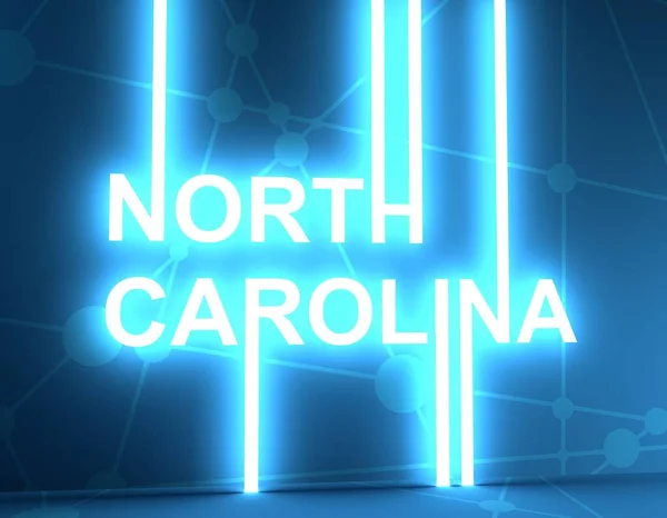Észak-Karolina állam neve. — Stock Fotó