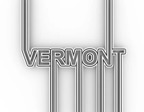 Vermont state name. — Stock Photo, Image