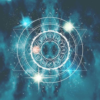 Gizemli okült sembolü.