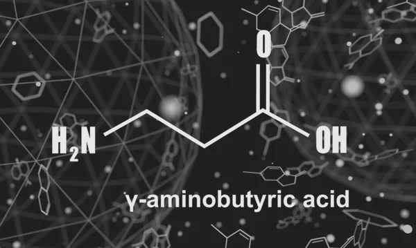 Gamma Aminobutyric acid. — Stock Photo, Image