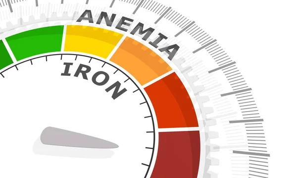 Concepto médico de anemia — Foto de Stock