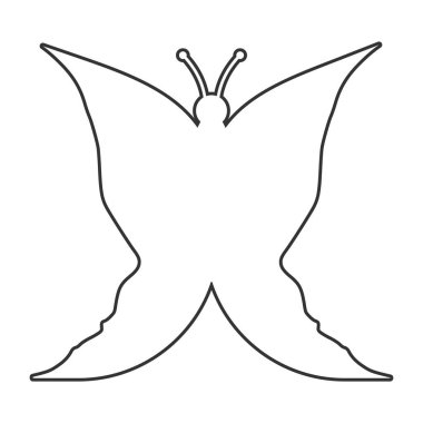 İki başlı siluetler.