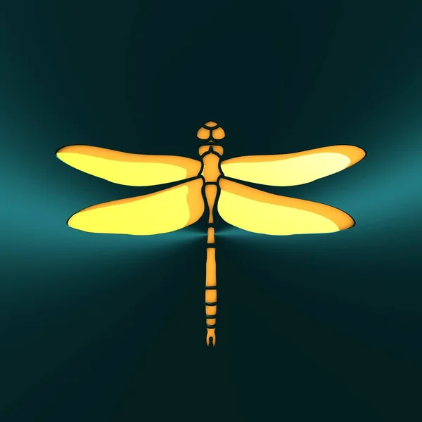 蜻蜓图标图像 — 图库照片