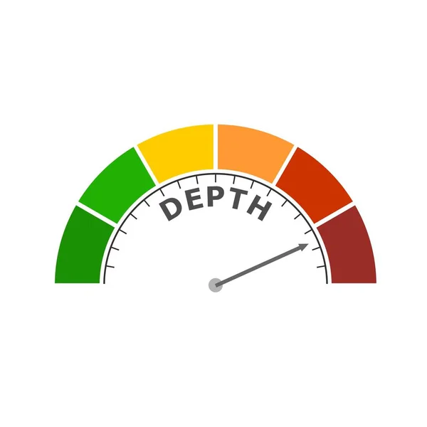 Concepto de dispositivo de medición — Vector de stock