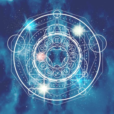 Gizemli okült sembolü.