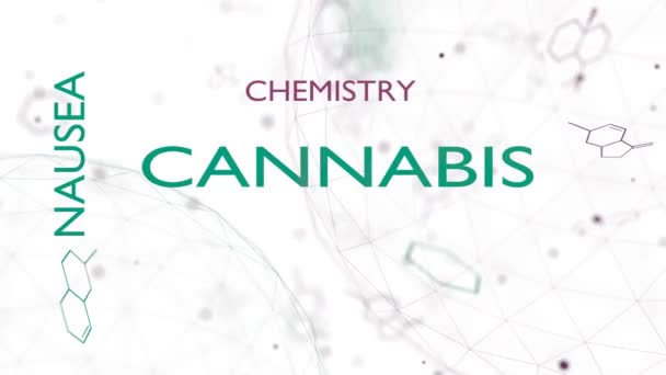 Tıbbi marijuana konsepti — Stok video
