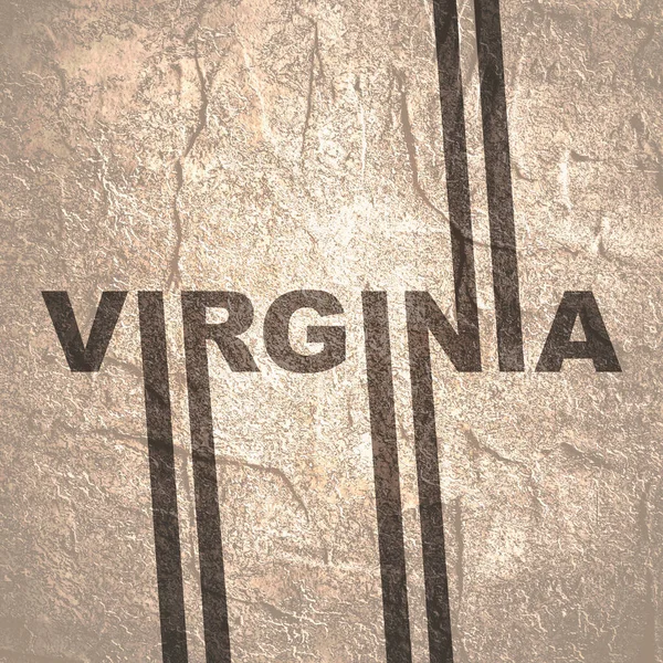 Virginia state name. — Stock Photo, Image