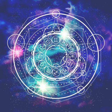 Gizemli okült sembolü.