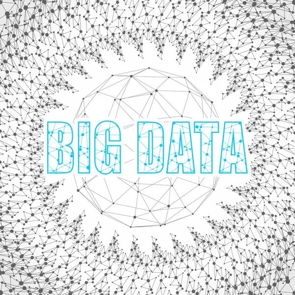 Concept Big Data — Image vectorielle