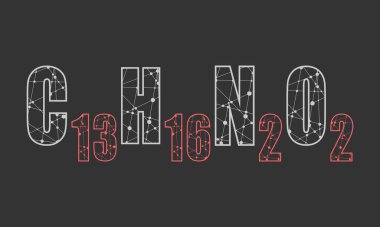 Melatonin hormon molekülü.